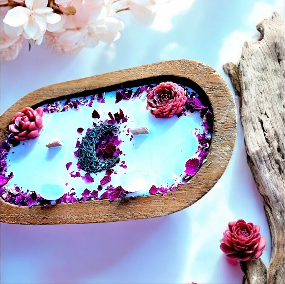 Hand Crafted , Wicked Worthy Wax, Marvelous Moondance boat candle - Picture 3 of 4